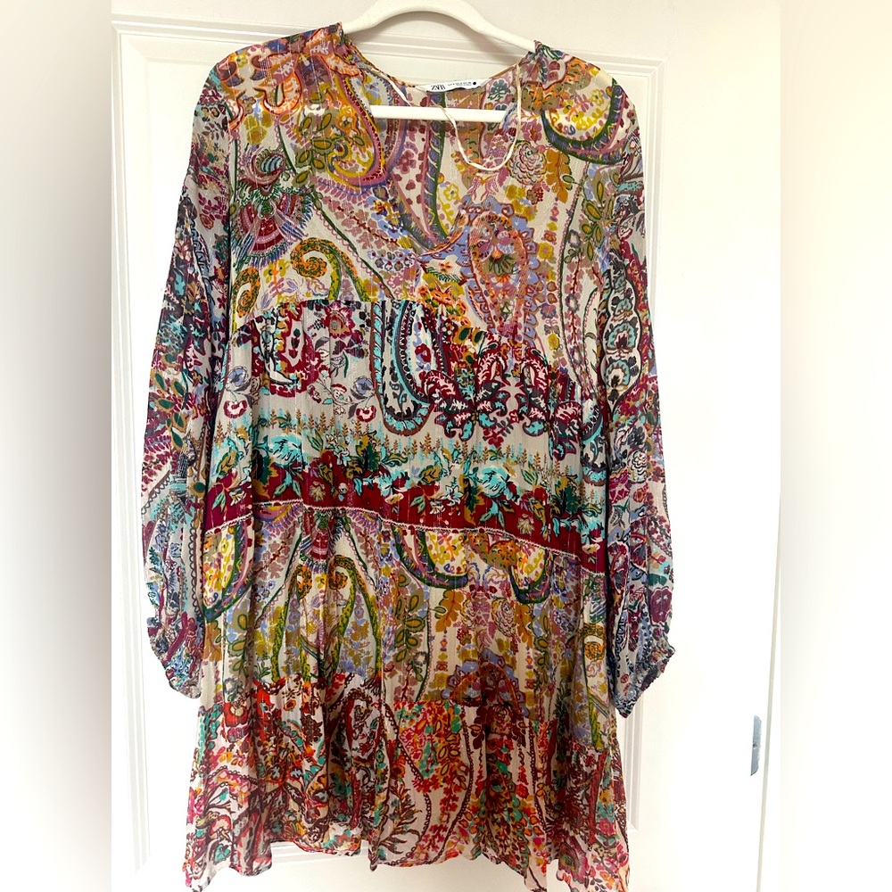Zara bohemian chic dress
